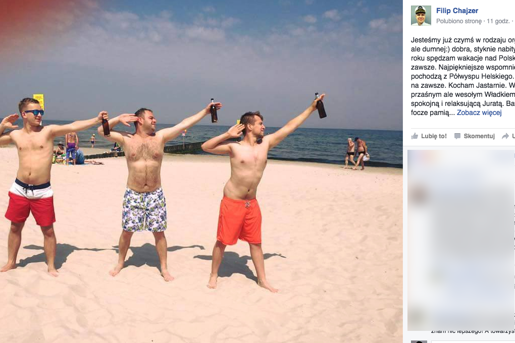 Filip Chajzer pisze o turystach nad morzem