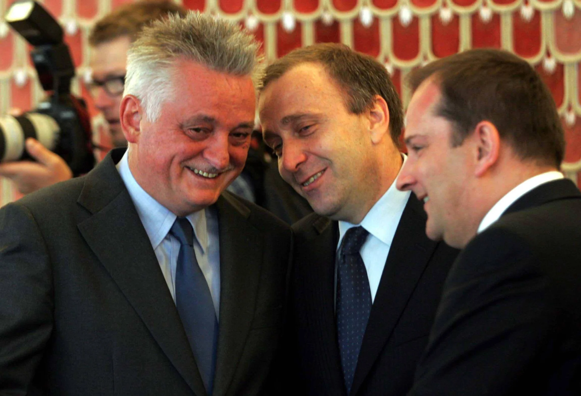 Były minister sportu Mirosław Drzewiecki i były szef MSW Grzegorz Schetyna.