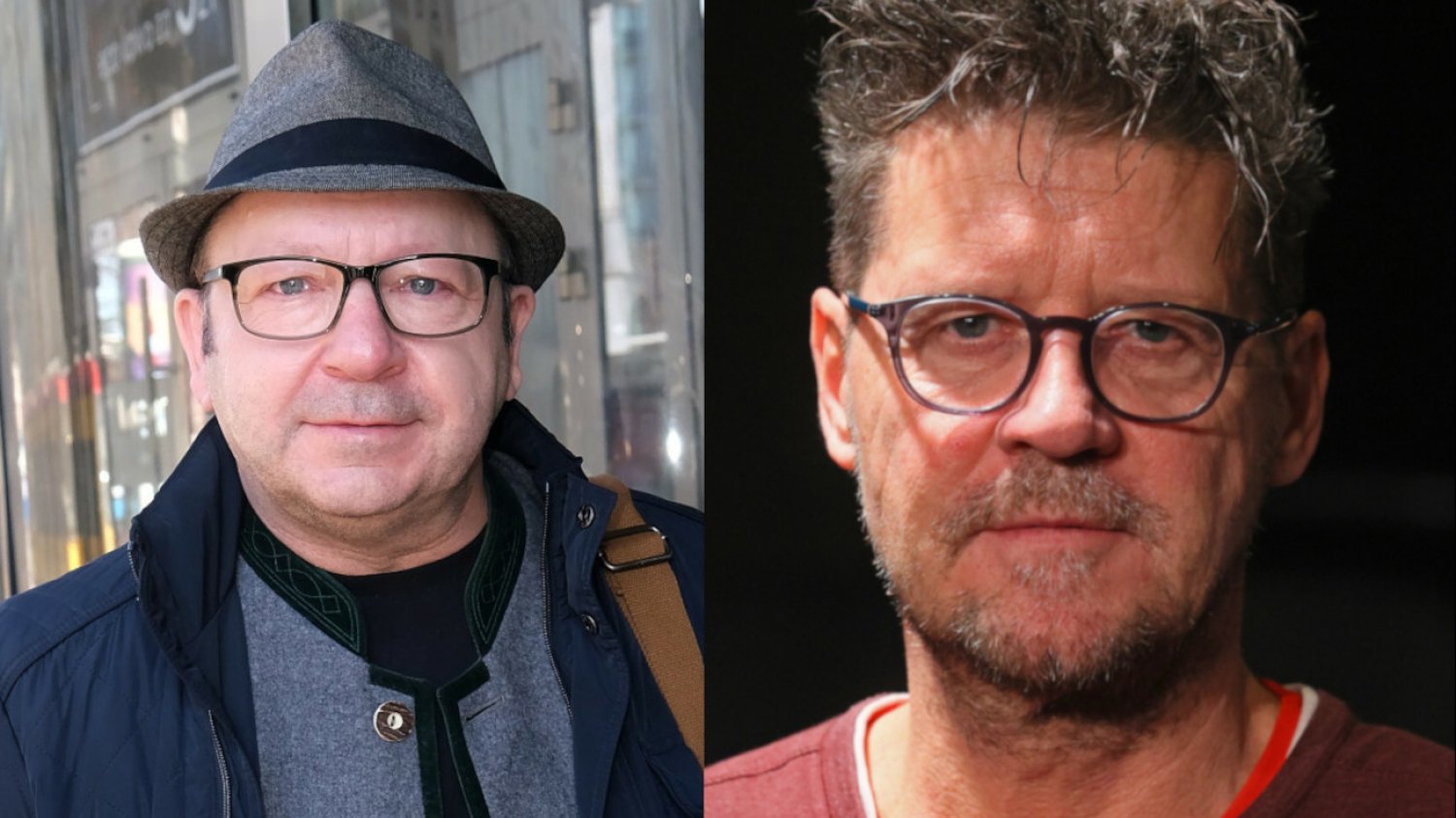 Zbigniew Zamachowski i Wojciech Malajkat.