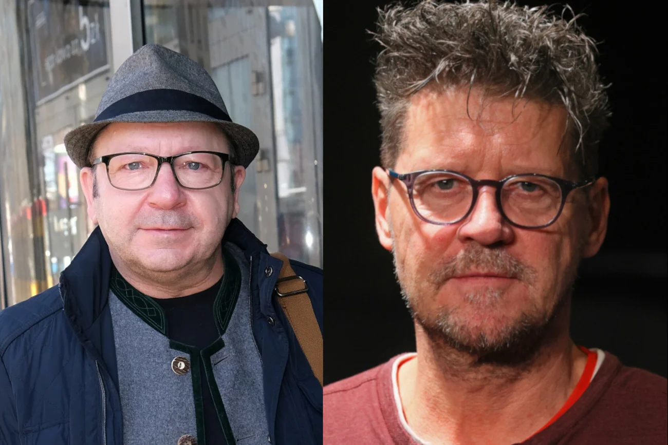 Zbigniew Zamachowski i Wojciech Malajkat.