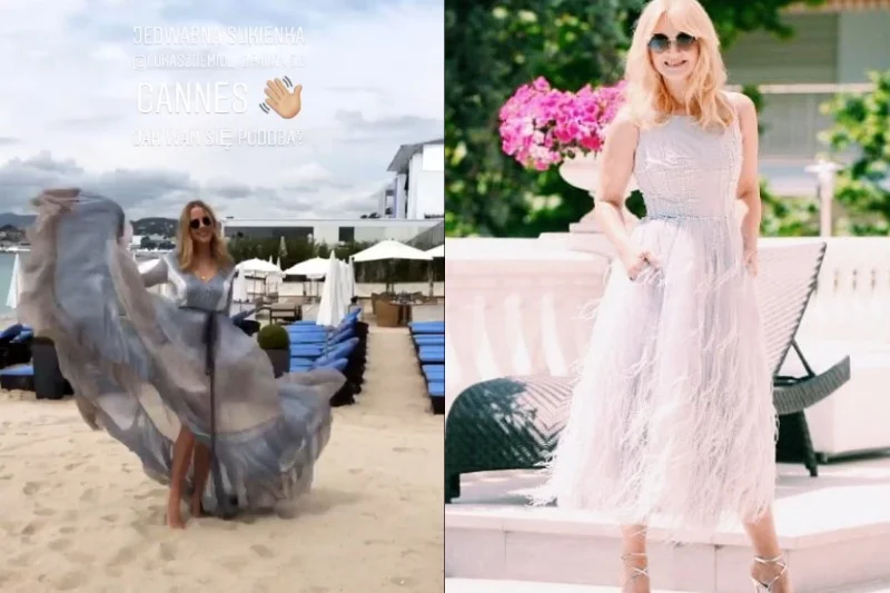Do tej pory na Festiwalu Filmowym w Cannes Jessica Mercedes zaprezentowała się w sukience Łukasza Jemioła, natomiast Grażyna Torbicka wystąpiła w kreacji Violi Piekut