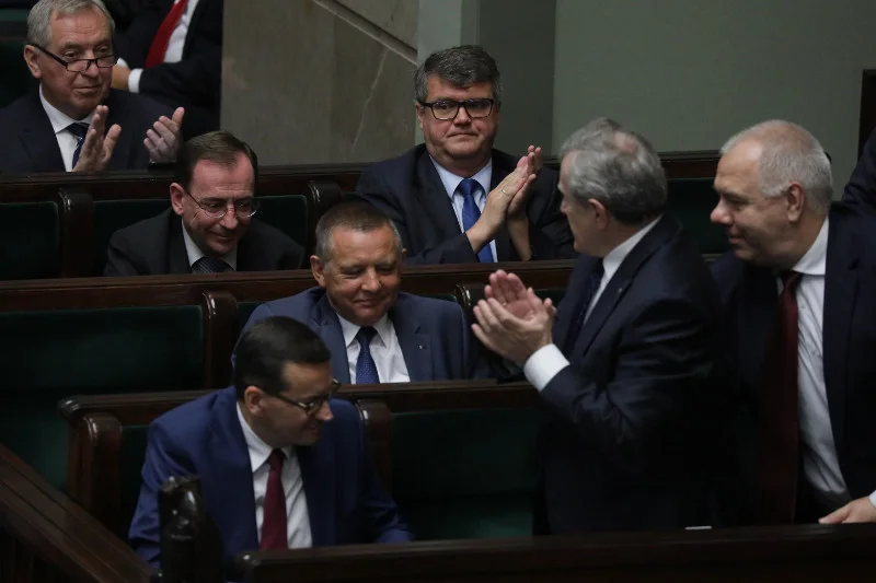 Na zdjęciu - wybór Mariana Banasia na prezesa NIK.