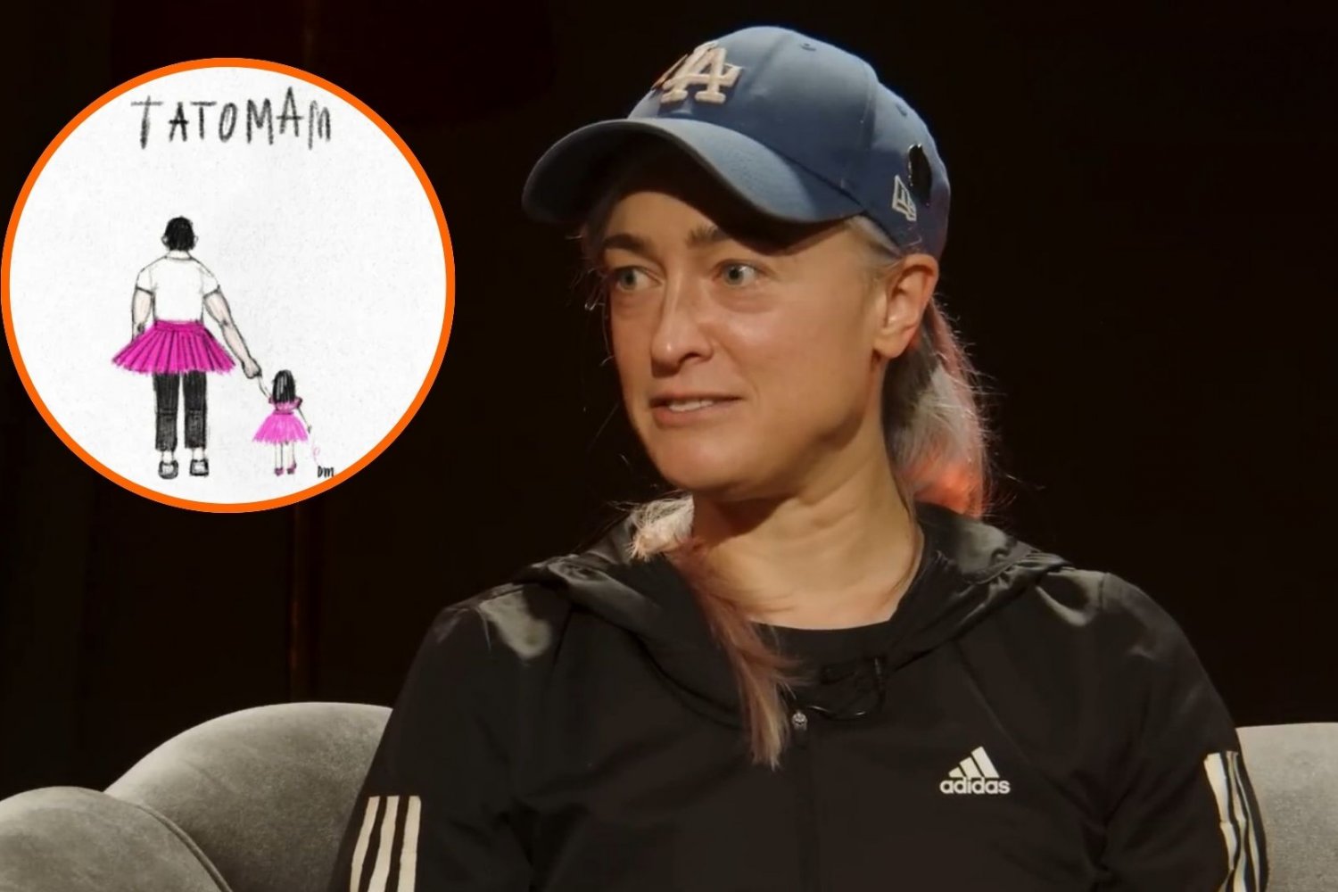 Matylda Damięcka z grafiką na Dzień Ojca. Jednych poruszyła, drugich wkurzyła Matylda Damięcka, grafika Dzień Ojca