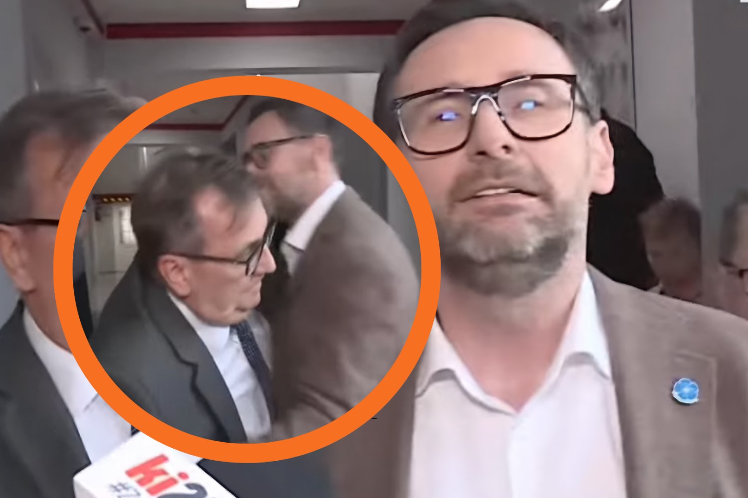 Daniel Obajtek w trakcie "interwencji poselskiej" w kopalni Solino