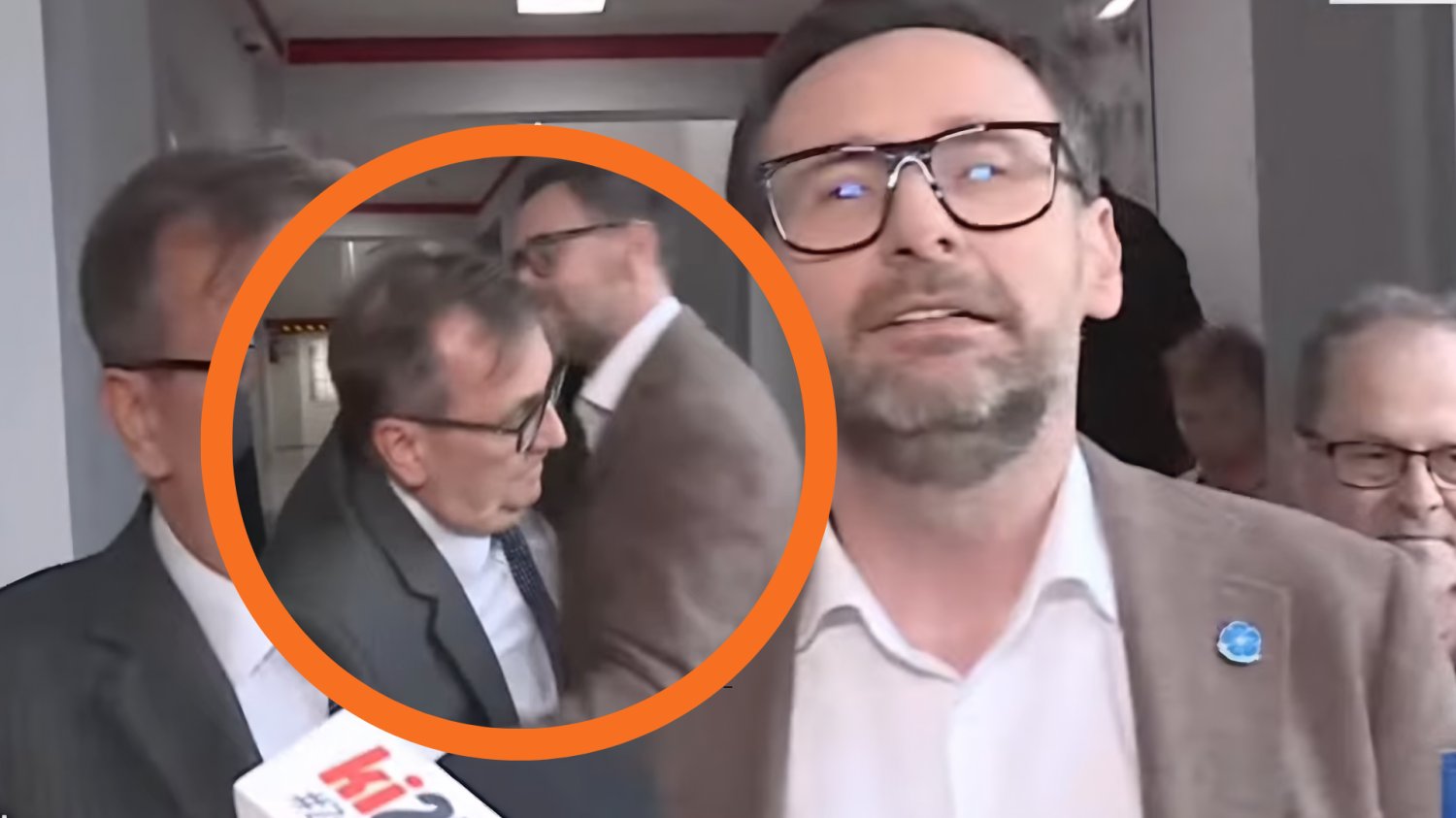 Daniel Obajtek w trakcie "interwencji poselskiej" w kopalni Solino