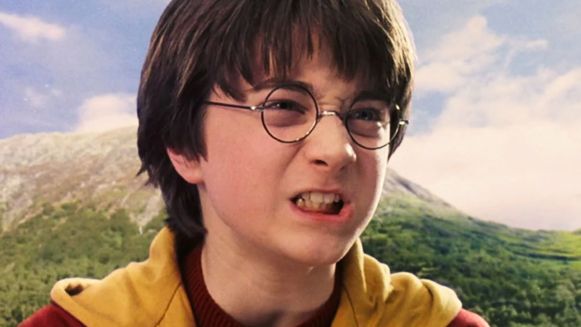 Daniel Radcliffe w filmie "Harry Potter i Kamień Filozoficzny"