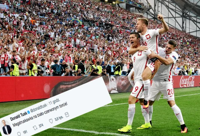 "Truskawka na torcie" już przeszła do polskiego słownika. A już na pewno do komentatorskiego zestawu gotowych bon motów.