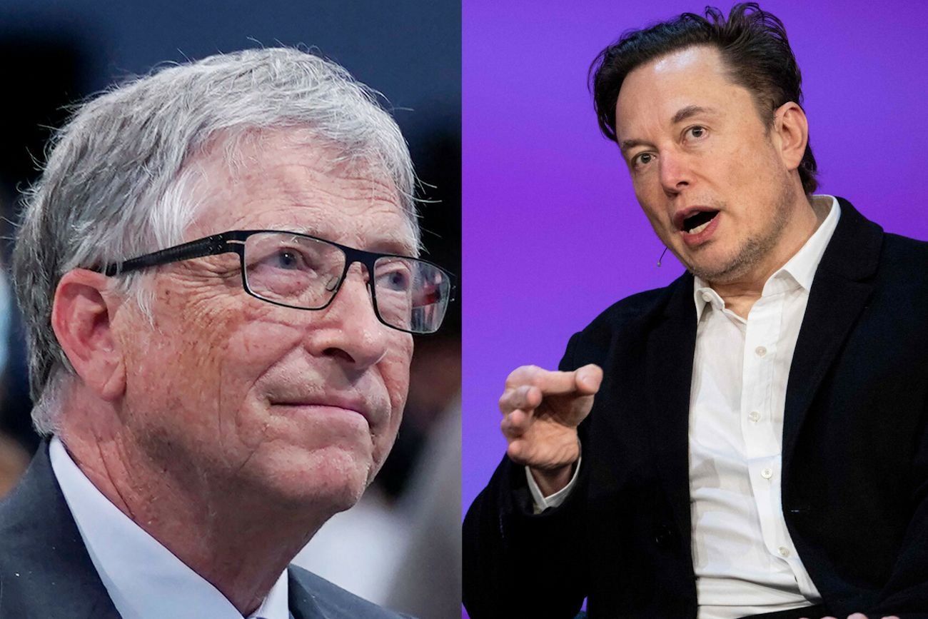 Elon Musk zakpił z Billa Gatesa, porównując go do emoji przedstawiającego mężczyznę w ciąży.