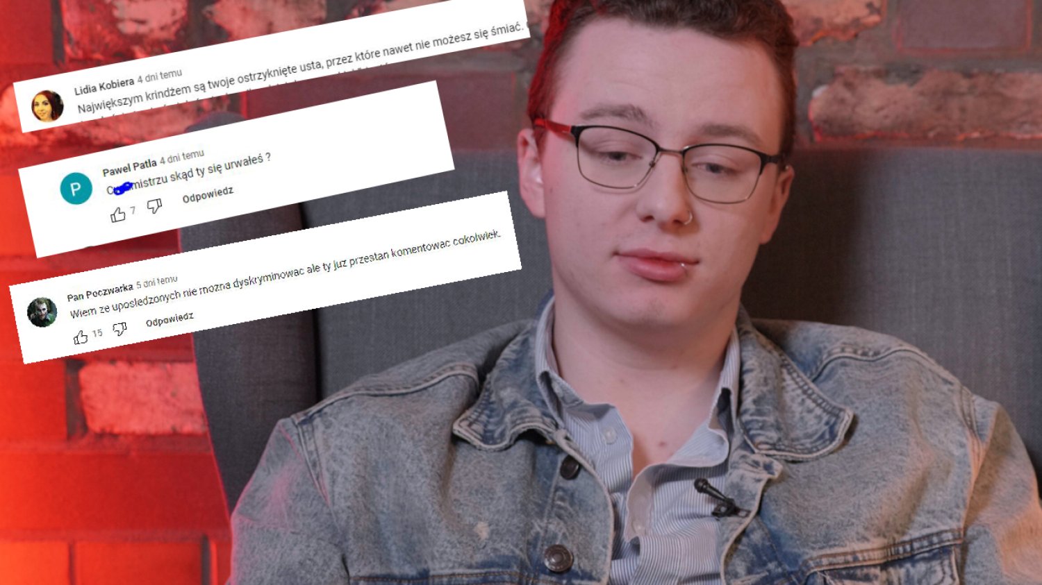 Nagrałem reakcję na przygody Kevina. Usłyszałem, że jestem "obrzydliwy".