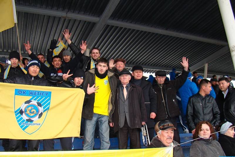 Żetysu Tałdykorgan kibiców ma nielicznych ale za to wiernych