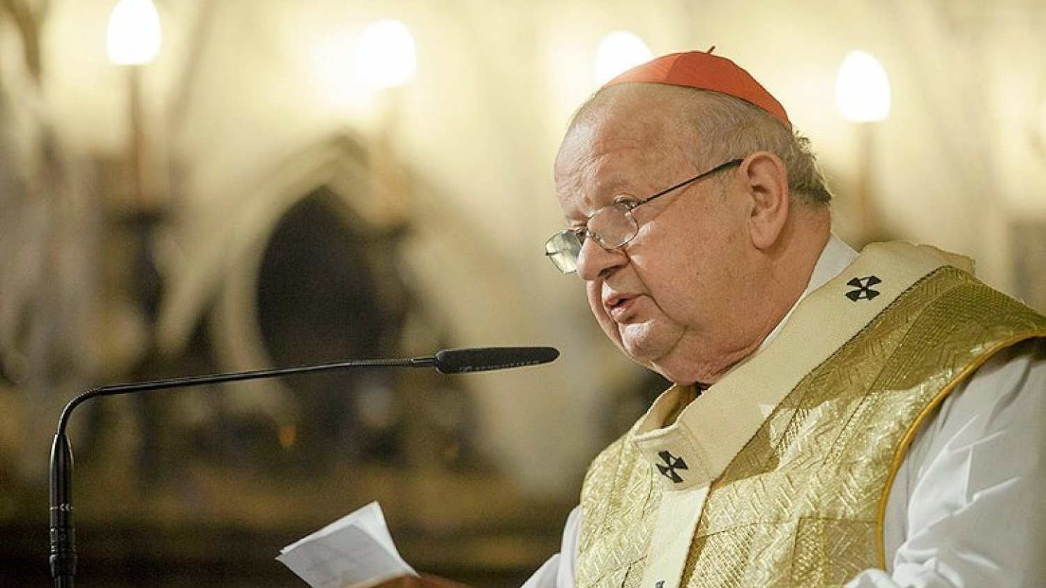 Kardynał Dziwisz broni papieża Polaka.