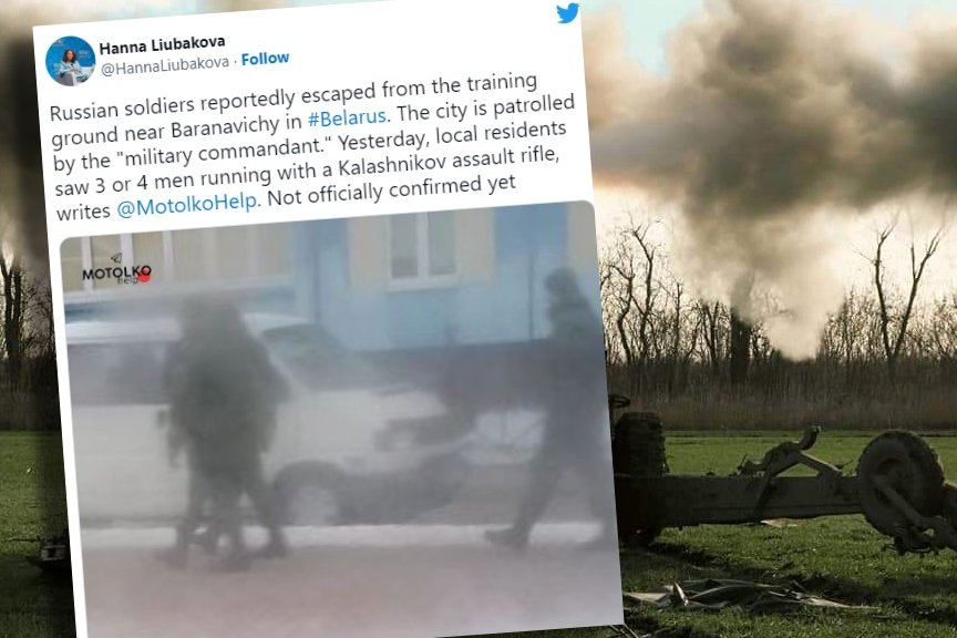 Białoruś. Rosyjscy żołnierze mieli zbiec z poligonu