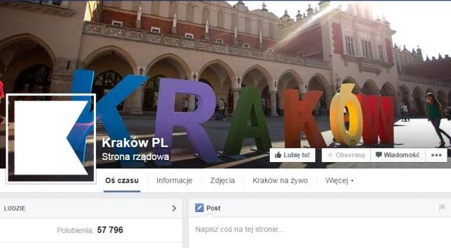 Kraków PL - jeden z największych profili poświęconych miastu