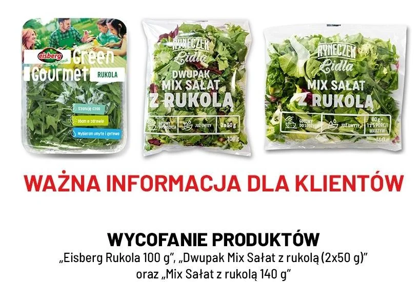 Sałata, którą wycofano z Lidla, ma termin przydatności do spożycia od 03.09 do 07.09.2020.
