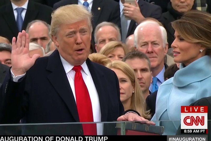 Donald Trump zaprzysiężony. Co powiedział do Amerykanów?