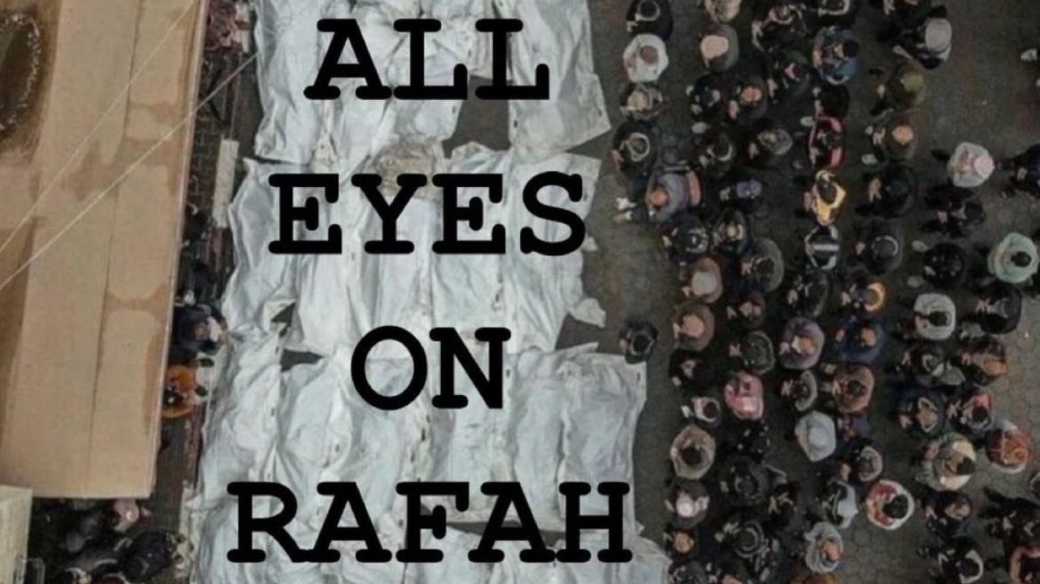 "All eyes on Rafah". Jest nowa odsłona akcji ws. wojny w Strefie Gazy.