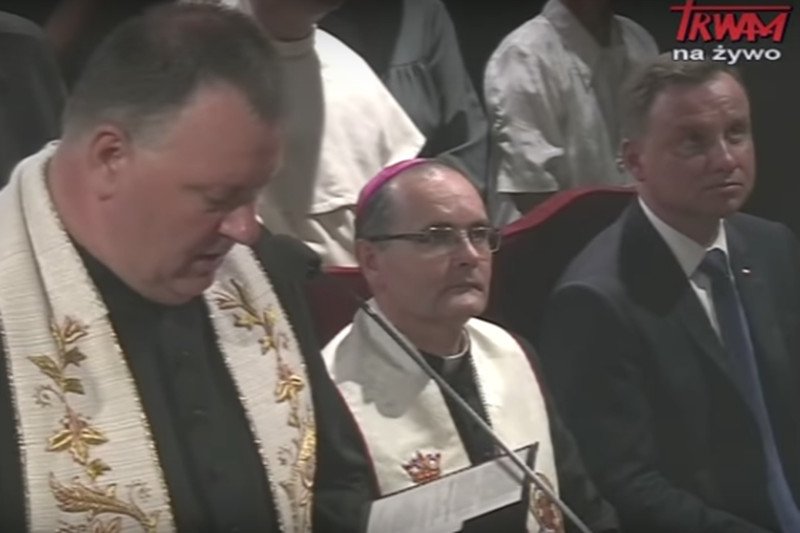 Prezydent Andrzej Duda modlił się na Jasnej Górze.