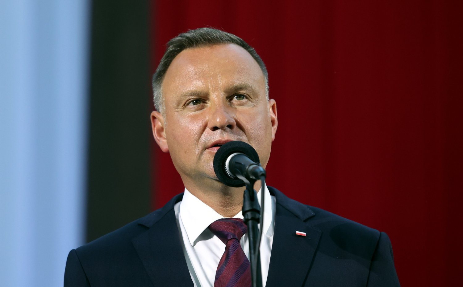 Obchody Święta Wojska Polskiego. Przemówienie prezydenta Andrzeja Dudy. Prezydent Andrzej Duda.