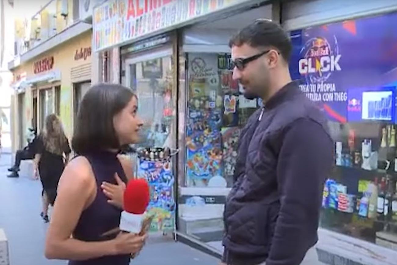 Mężczyzna molestował reporterkę na wizji