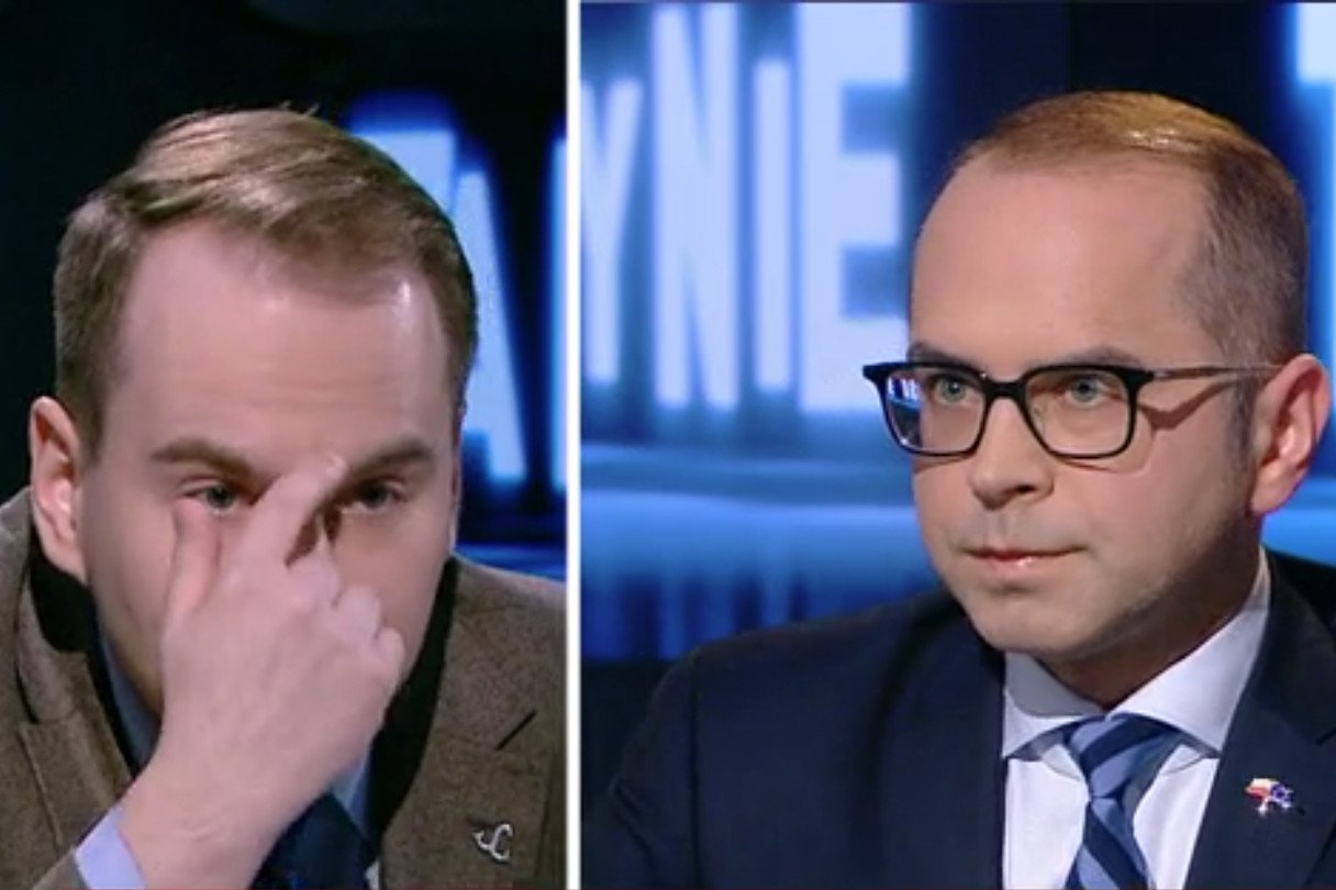 – Niech pan się puknie w głowę! Porównywać posła do hitlerowca? – oburzał się Adam Andruszkiewicz, gdy Szczerba przypomniał mu, że wykrzykiwał na ulicy takie same hasła, jak przed laty hitlerowcy.