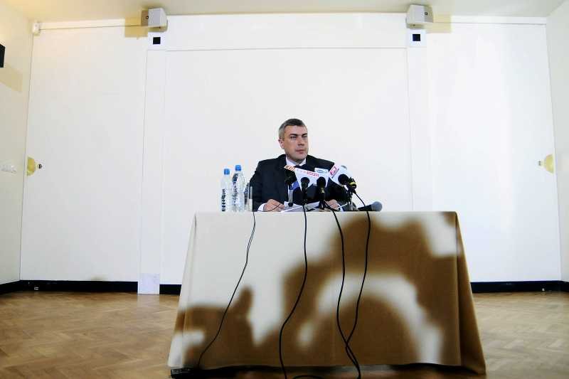 Roman Giertych podczas konferencji w sprawie tajnych więzień CIA