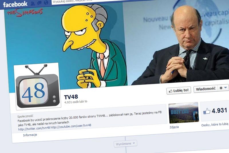 Dlaczego TVN48 zniknęło Facebooka? Prześmiewcy rządu musieli zmienić nazwę na TV48 i na nowo budować społeczność tysięcy fanów.