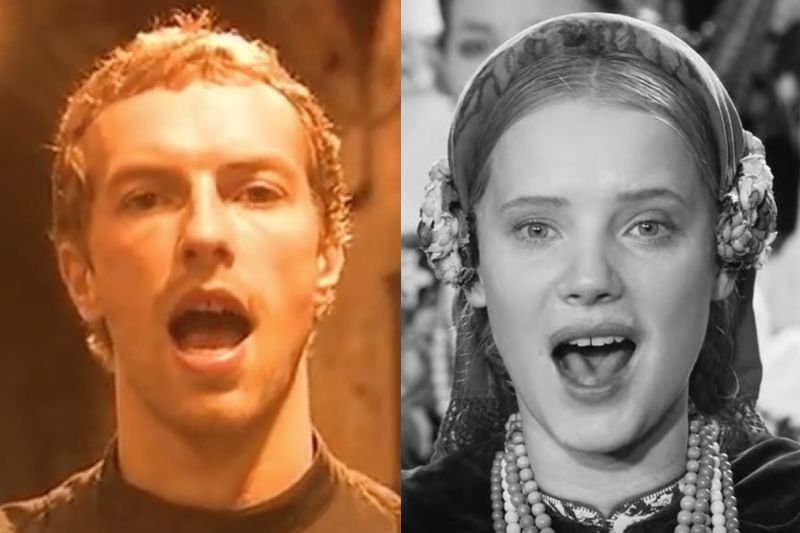 Chris Martin, lider Coldplay, słucha "Dwóch serduszek" Mazowsza, które mogliśmy słyszeć w "Zimnej wojnie"