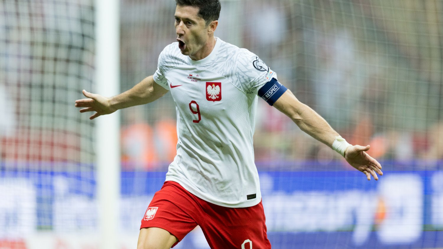 Robert Lewandowski strzelił dwa gole w meczu Polski z Wyspami Owczymi. Robert Lewandowski w meczu Polski z Wyspami Owczymi