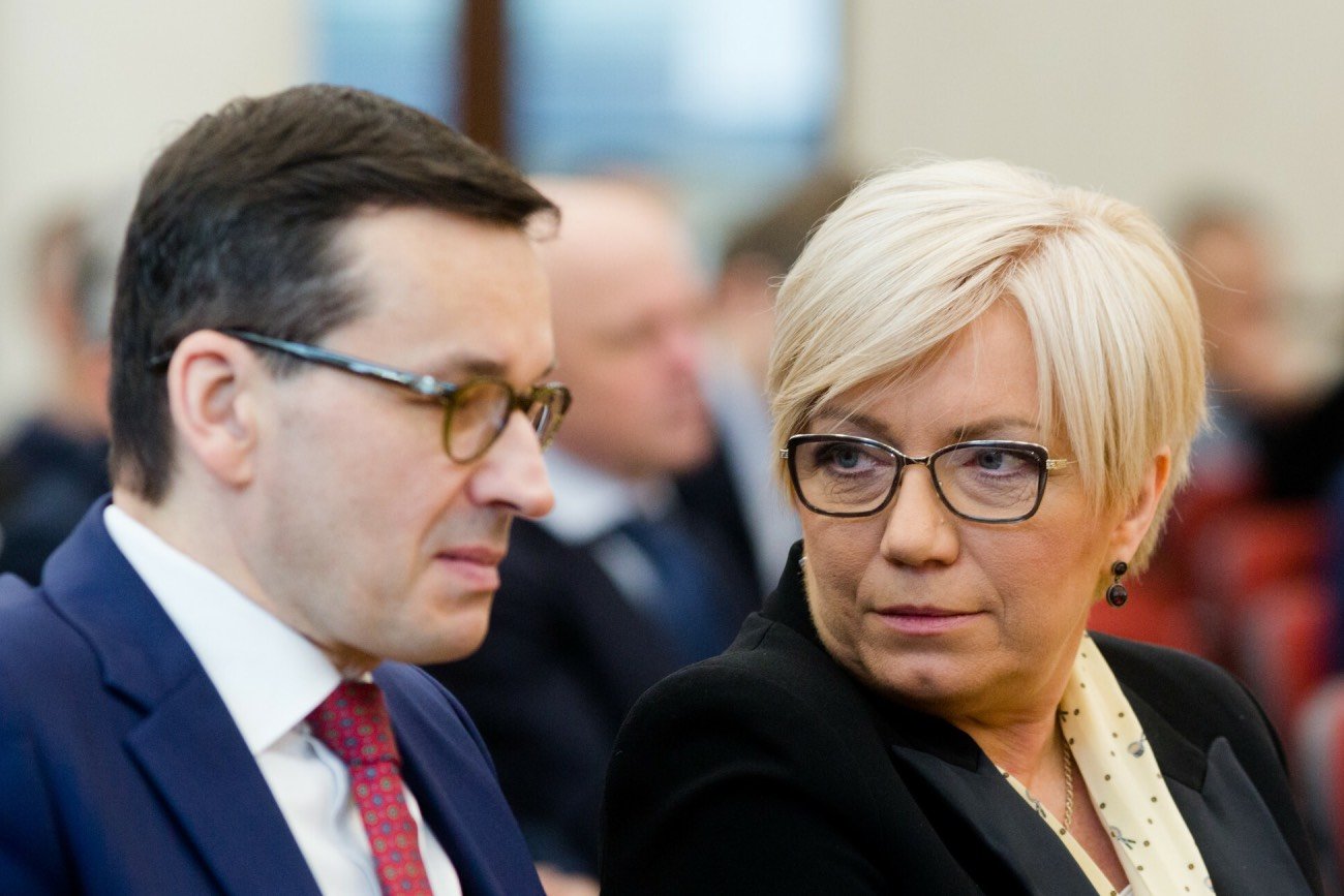 Mateusz Morawiecki i Julia Przyłębska