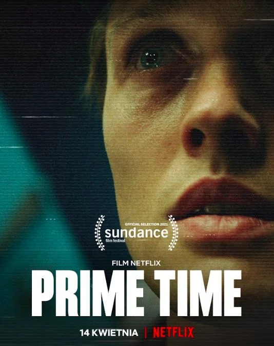 Plakat filmu "Prime Time" z Bartoszem Bielenią w roli głównej