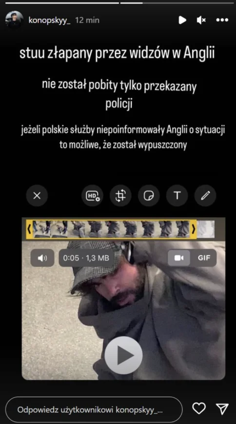 Stuu pobity przez internautów w Wielkiej Bytanii? Wardęga mówi co innego
