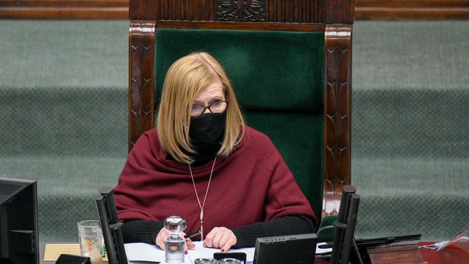 Wicemarszałek Małgorzata Gosiewska (PiS).