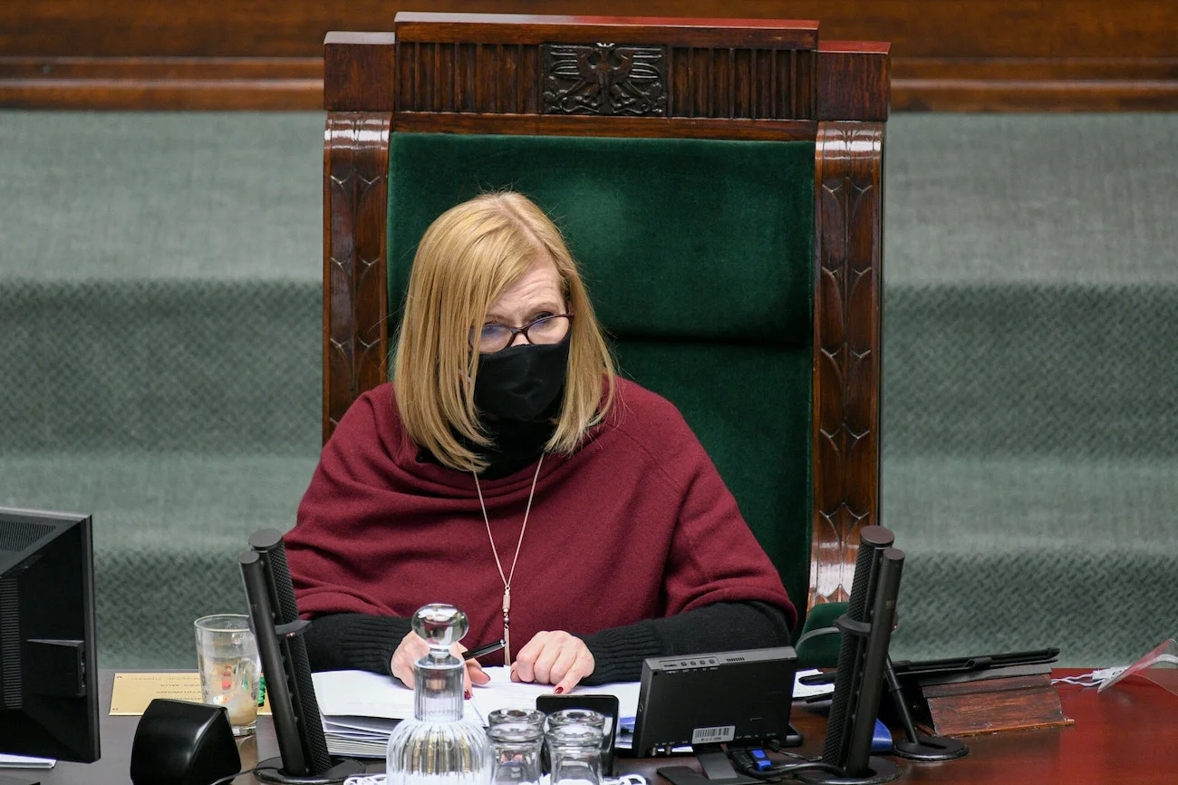 Wicemarszałek Małgorzata Gosiewska (PiS).