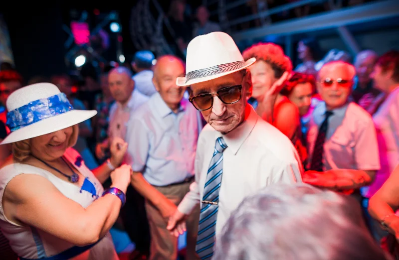 Ela i Kazik, seniorzy z Dancingu Międzypokoleniowego.