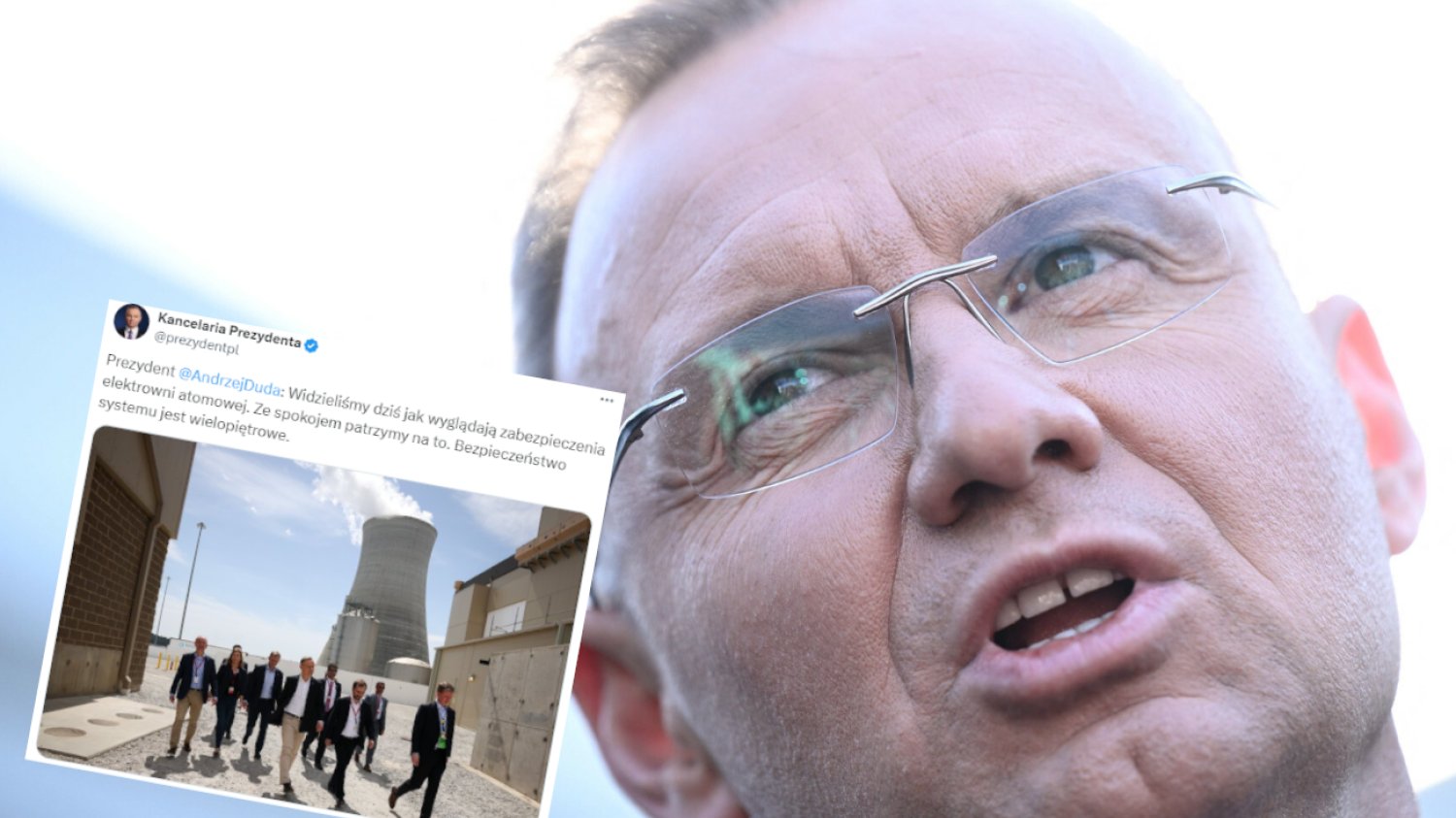 Duda odwiedził elektrownię. Jedno słowo prezydenta rozbawiło internautów.