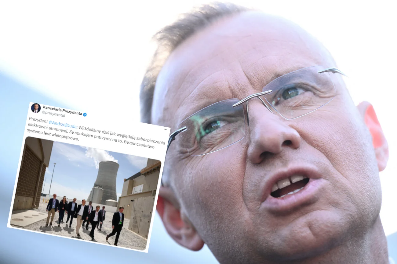Duda odwiedził elektrownię. Jedno słowo prezydenta rozbawiło internautów.