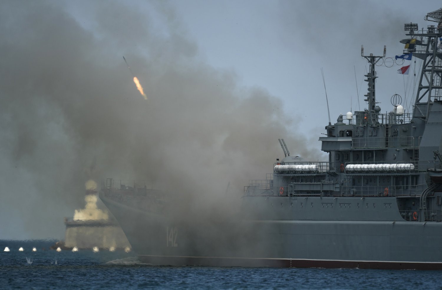 W morze wypłynęły wszystkie rosyjskie statki z pociskami Marine Orcostan.