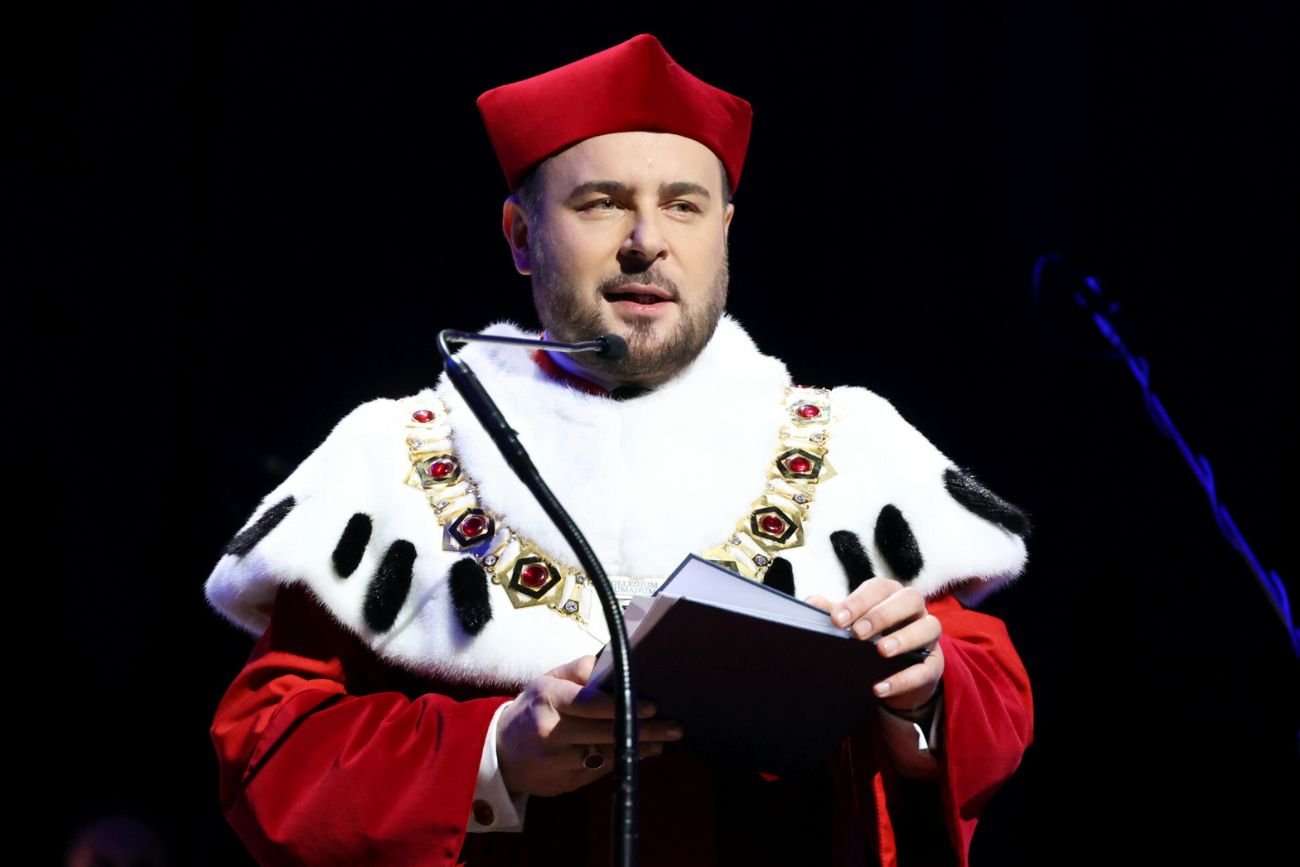 Rektor Paweł Czarnecki.