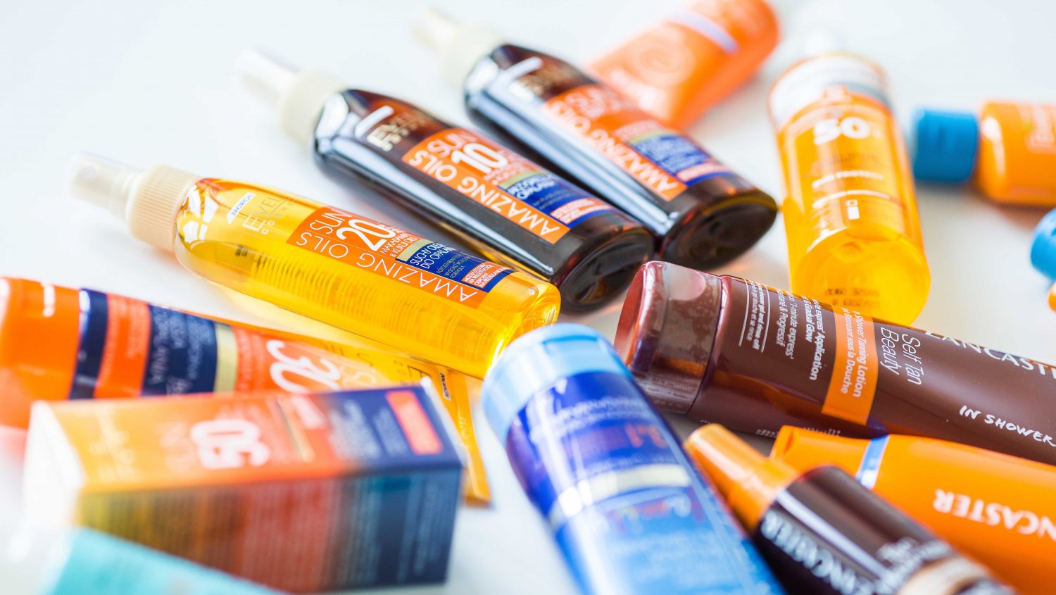 Zestaw kosmetyków do opalania