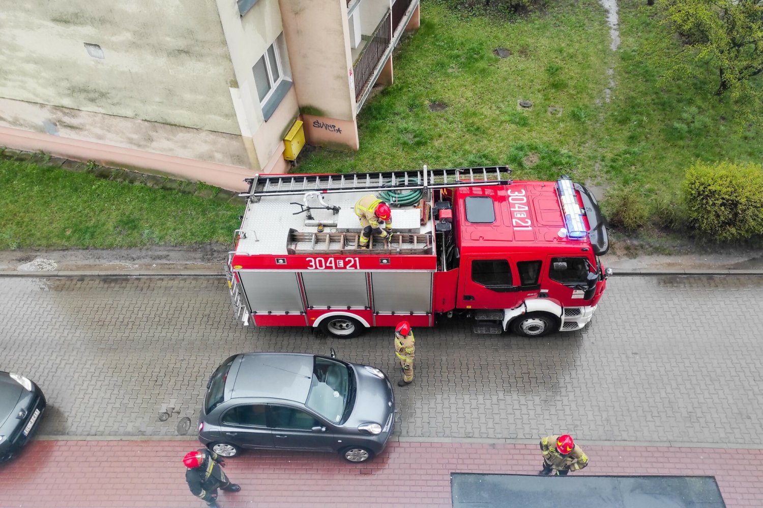 W mieszkaniu w Wałbrzychu wybuchła muszla klozetowa w toalecie.