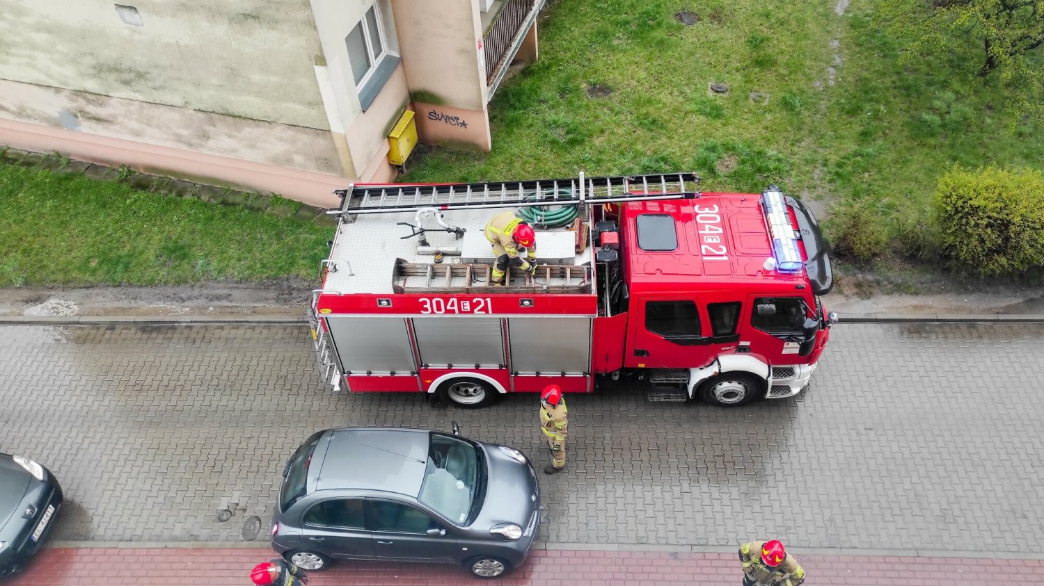 W mieszkaniu w Wałbrzychu wybuchła muszla klozetowa w toalecie.