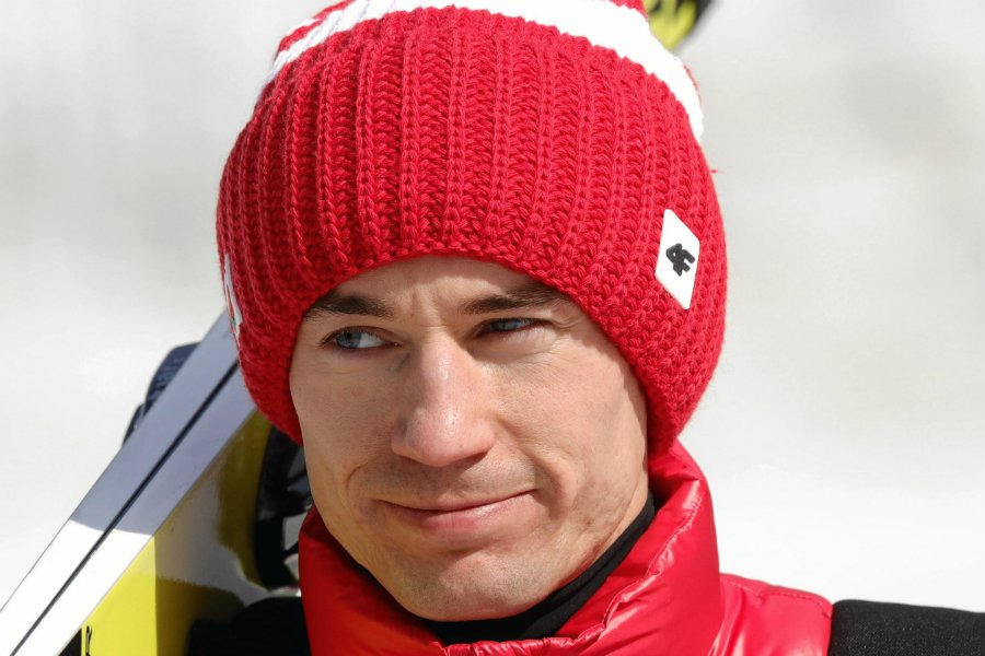 Kamil Stoch przed skokami w Pjongczang.
