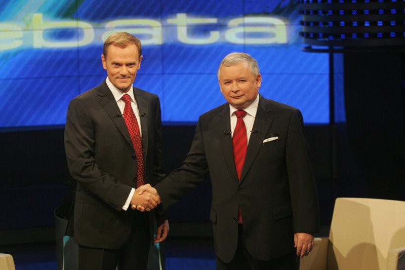 Donald Tusk i Jarosław Kaczyński po raz ostatni debatowali ze sobą w 2007 roku