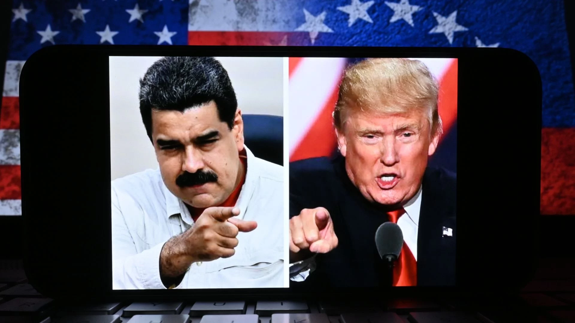 Nicolas Maduro kontra Donald Trump Nicolas Maduro i Donald Trump
