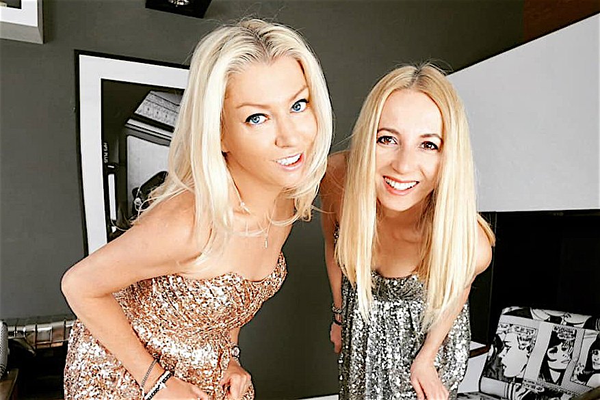 Kinga (po lewej) oraz Ania, czyli Fortissima TV