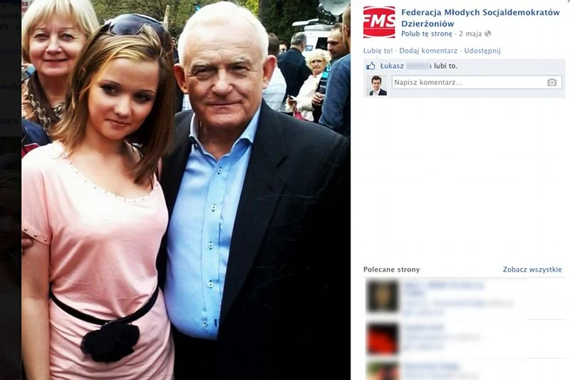 Justyna Klimasara i Leszek Miller