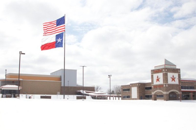 W Teksasie zamknięto wiele szkół z powodu mrozów i opadów śniegu.