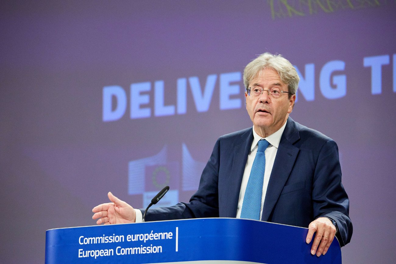 Komisarz UE ds. gospodarczych Paolo Gentiloni