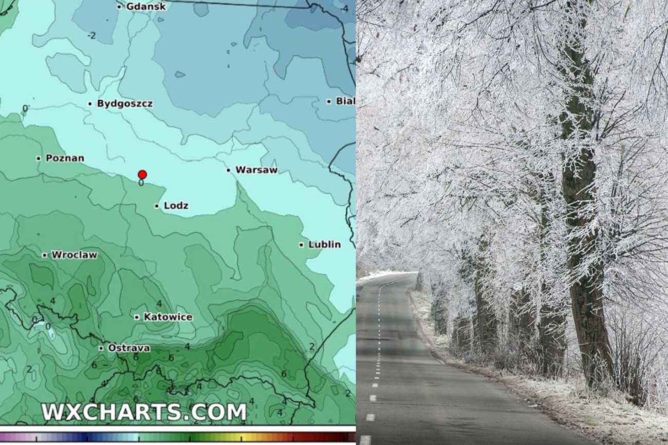 Polska podzieli się na dwie strefy pogodowe. Możliwy nawet dwucyfrowy mróz.