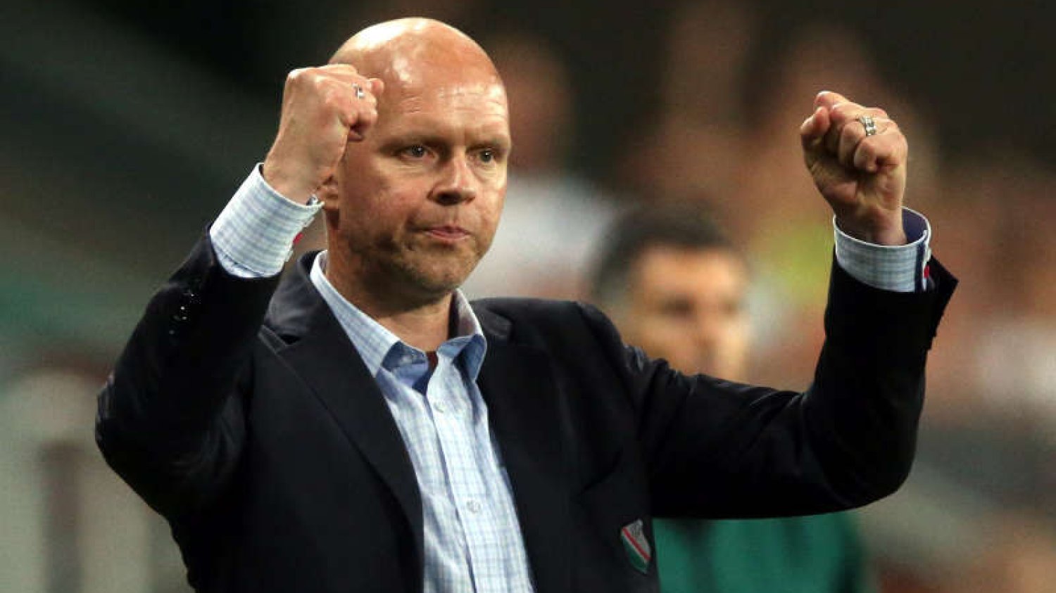 Legia pokonała Celtic w meczu rewanżowym 2:0. Na zdjęciu trener Legii Henning Berg